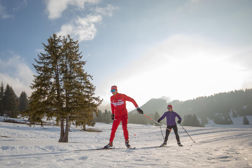 ESF Foncine - Ski de fond skating  Ⓒ  ESF Ecole du Ski Français