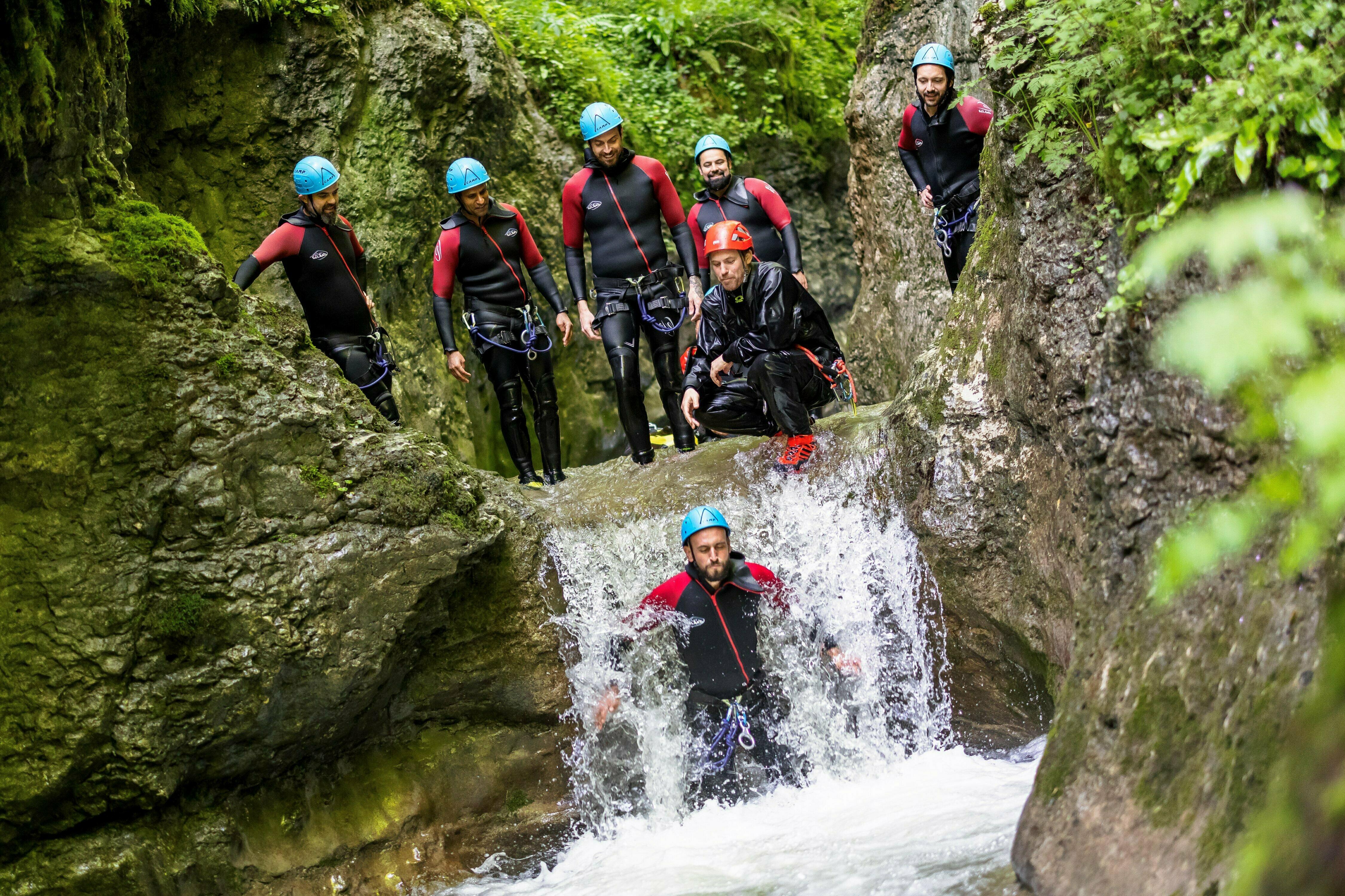 canyoning jura  Ⓒ  Godin- la boite a montagne