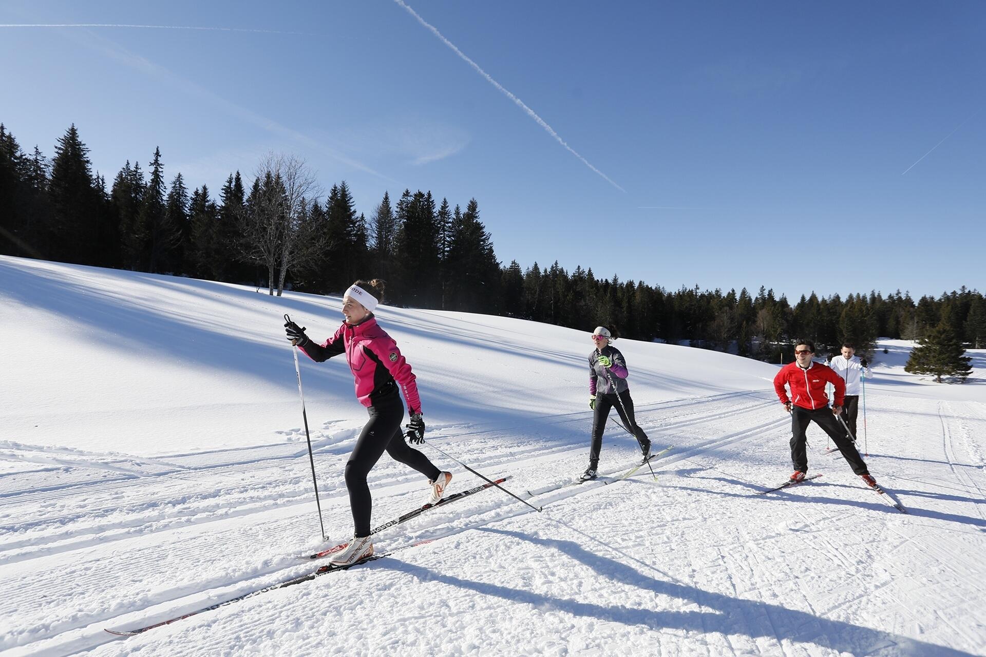 Espace nordique jurassien : ski de fond et activités nordiques