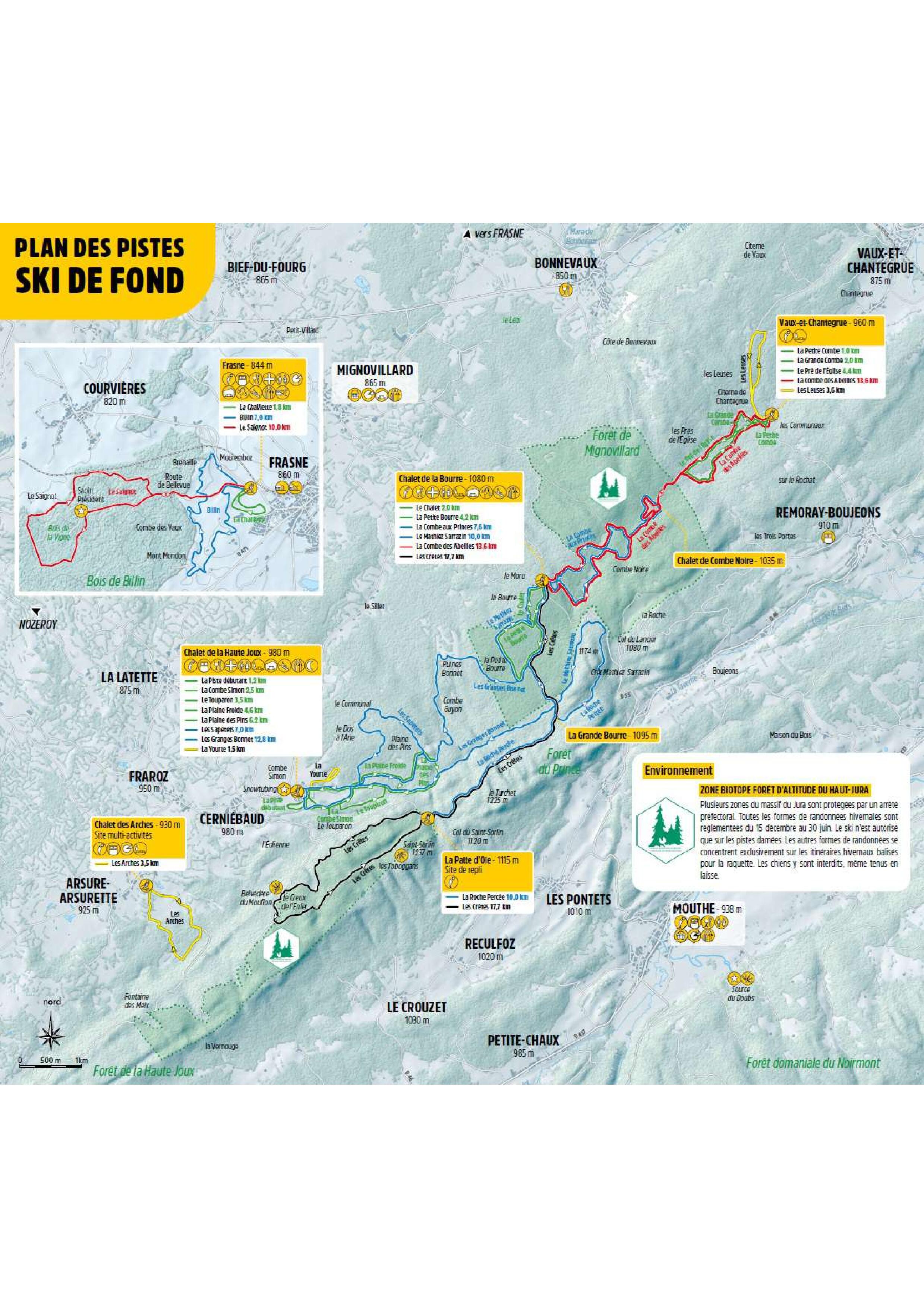 plan ski - Haute joux 2026 