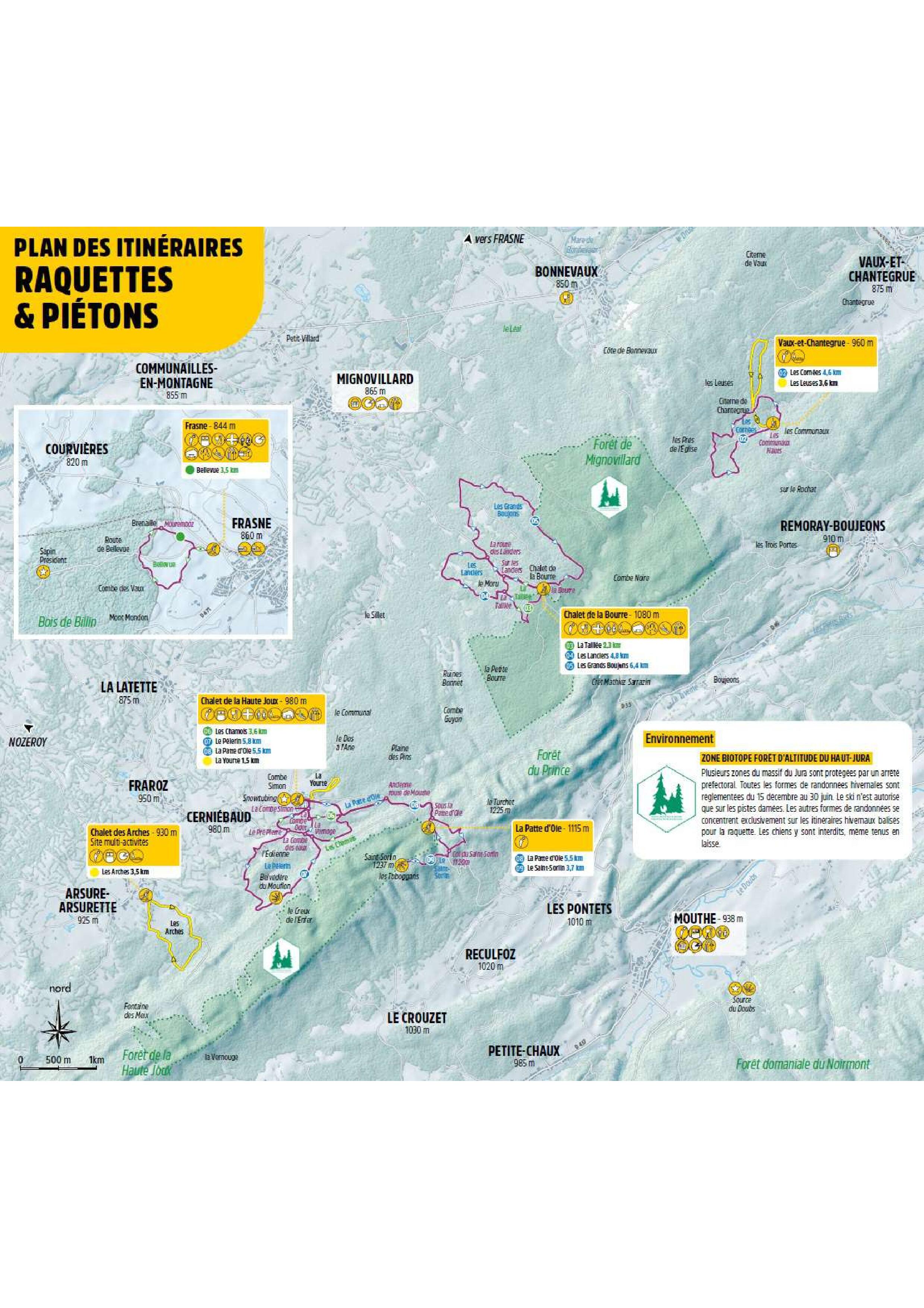 plan raquette - Haute joux 2026 