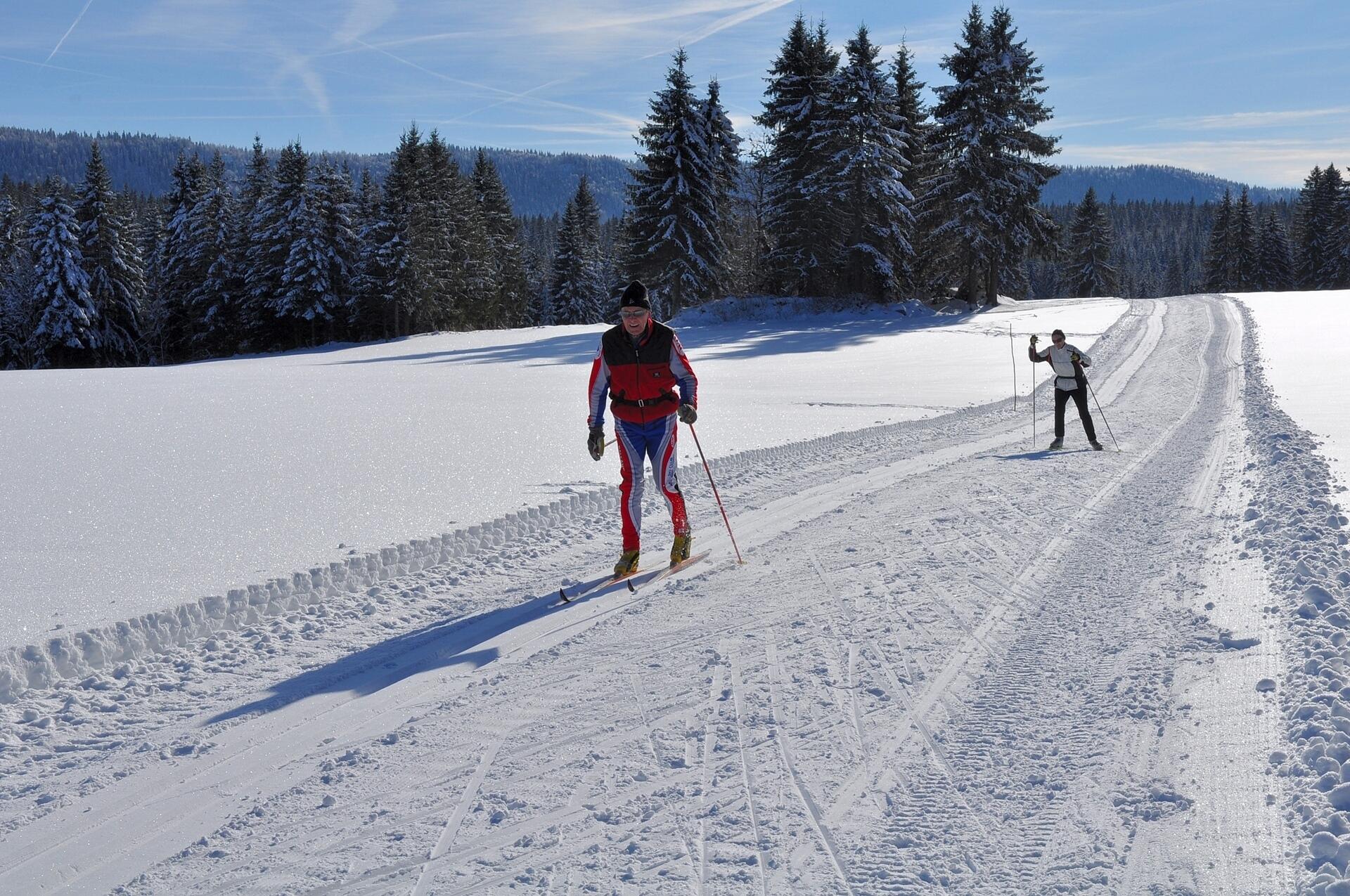 Ski de fond dans les Montagnes du Jura  Ⓒ  Jack_Carrot