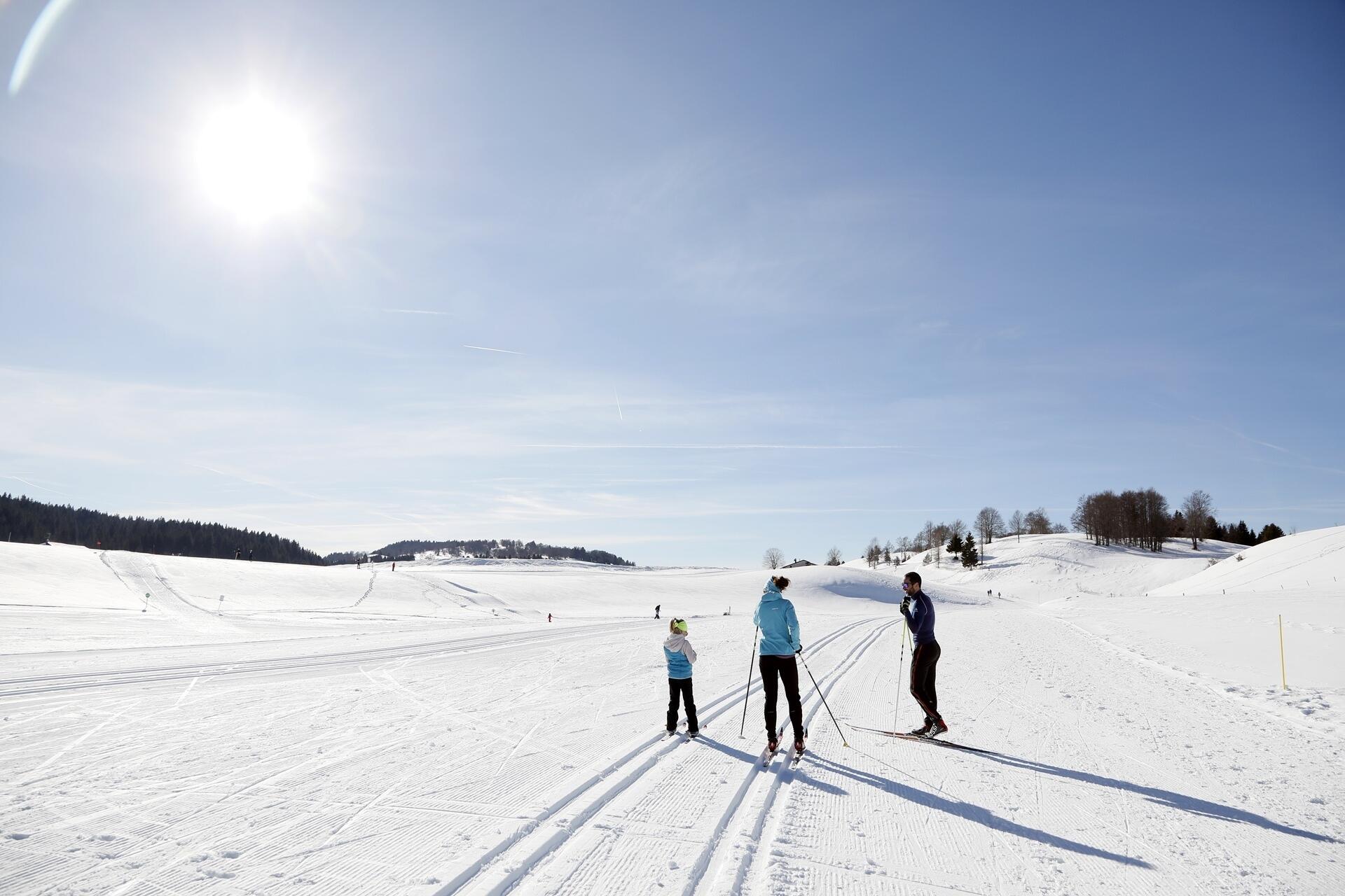 Ski de fond à Lajoux  Ⓒ  