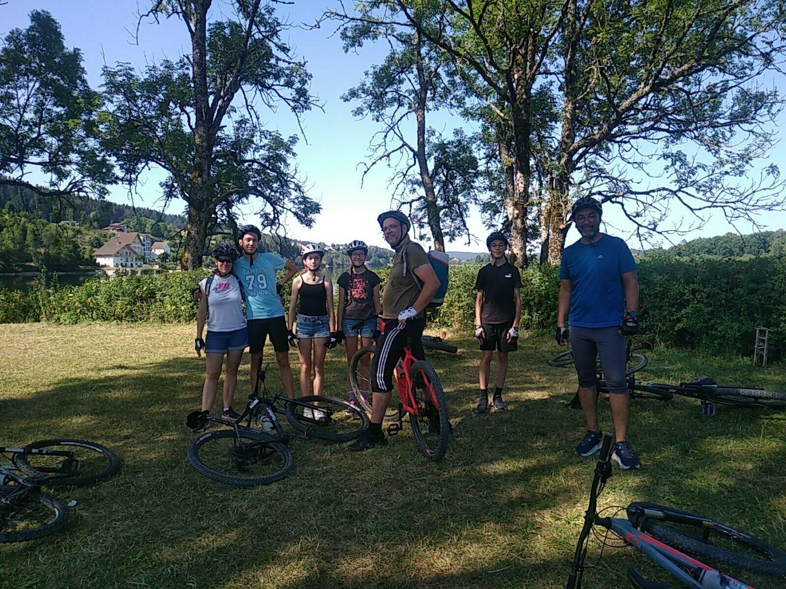 VTT lac de l'Abbaye Juillet 22  Ⓒ  Olivier FAIVRE