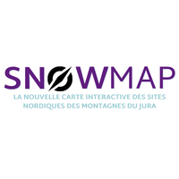 Snowmap logo violet bleu