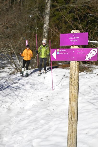 Le balisage raquettes fait peau neuve ! Le balisage raquettes fait peau neuve !