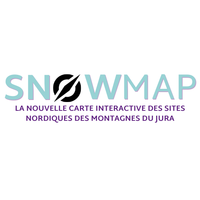 Snowmap logo bleu violet